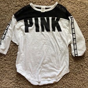 VS Pink Mesh Top